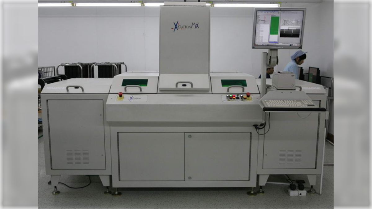 3D X-ray inspection equipment in the production facility
